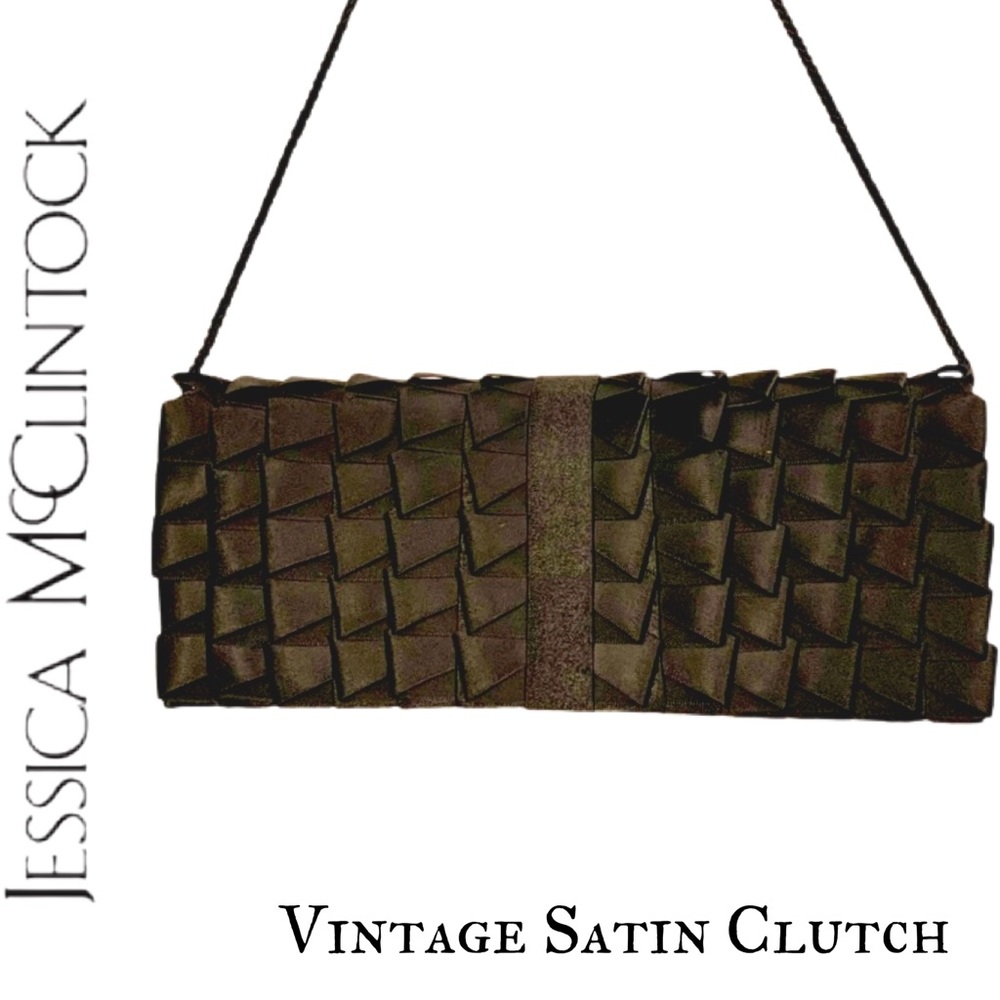 👌🏽VINTAGE (‼️❤️) R.I.P. Jessica McClintock Perf All-Season Clutch-